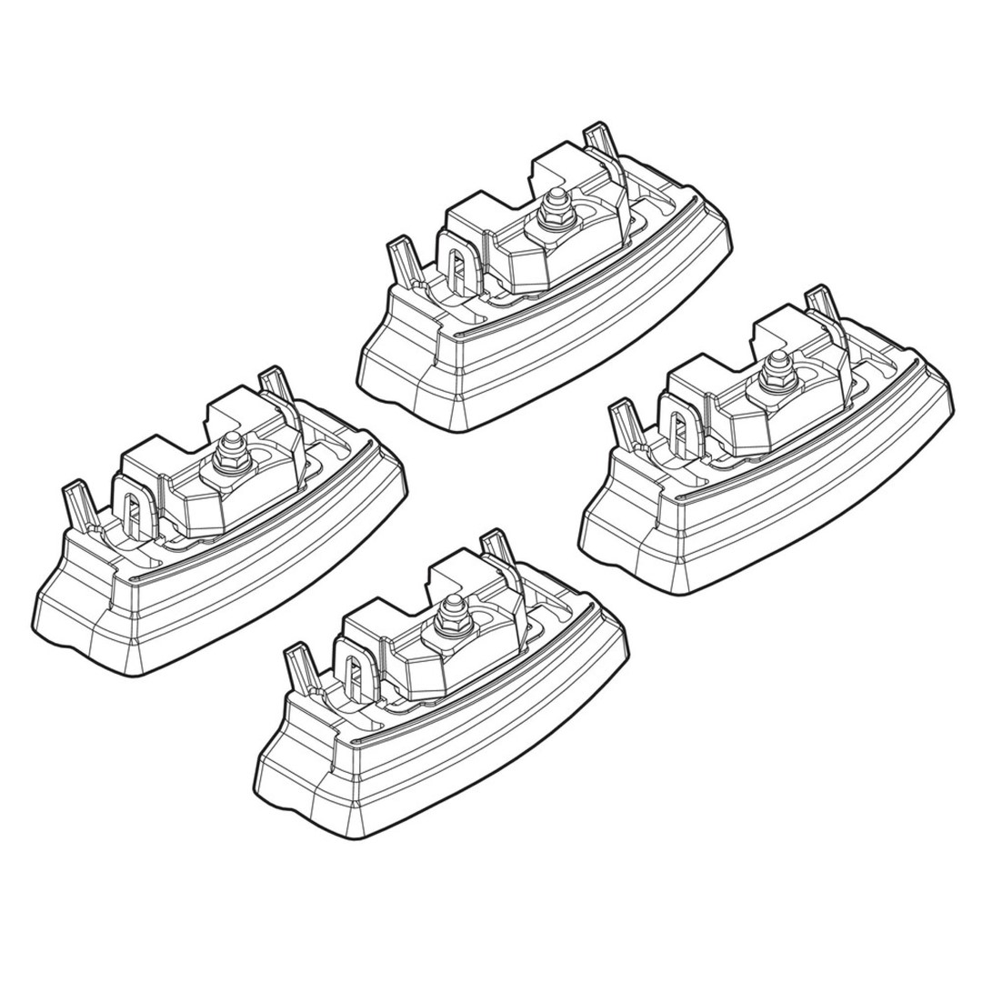 Ακρα Για Μπαρες NORDRIVE Για Mercedes B-klas W246 10/11+ Kit