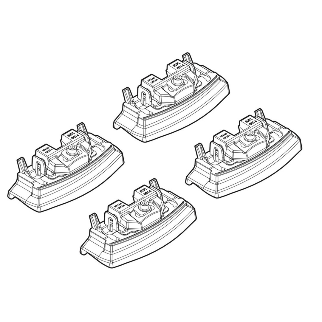 Ακρα Για Μπαρες NORDRIVE Για Kia Soul 01/14+ Kit