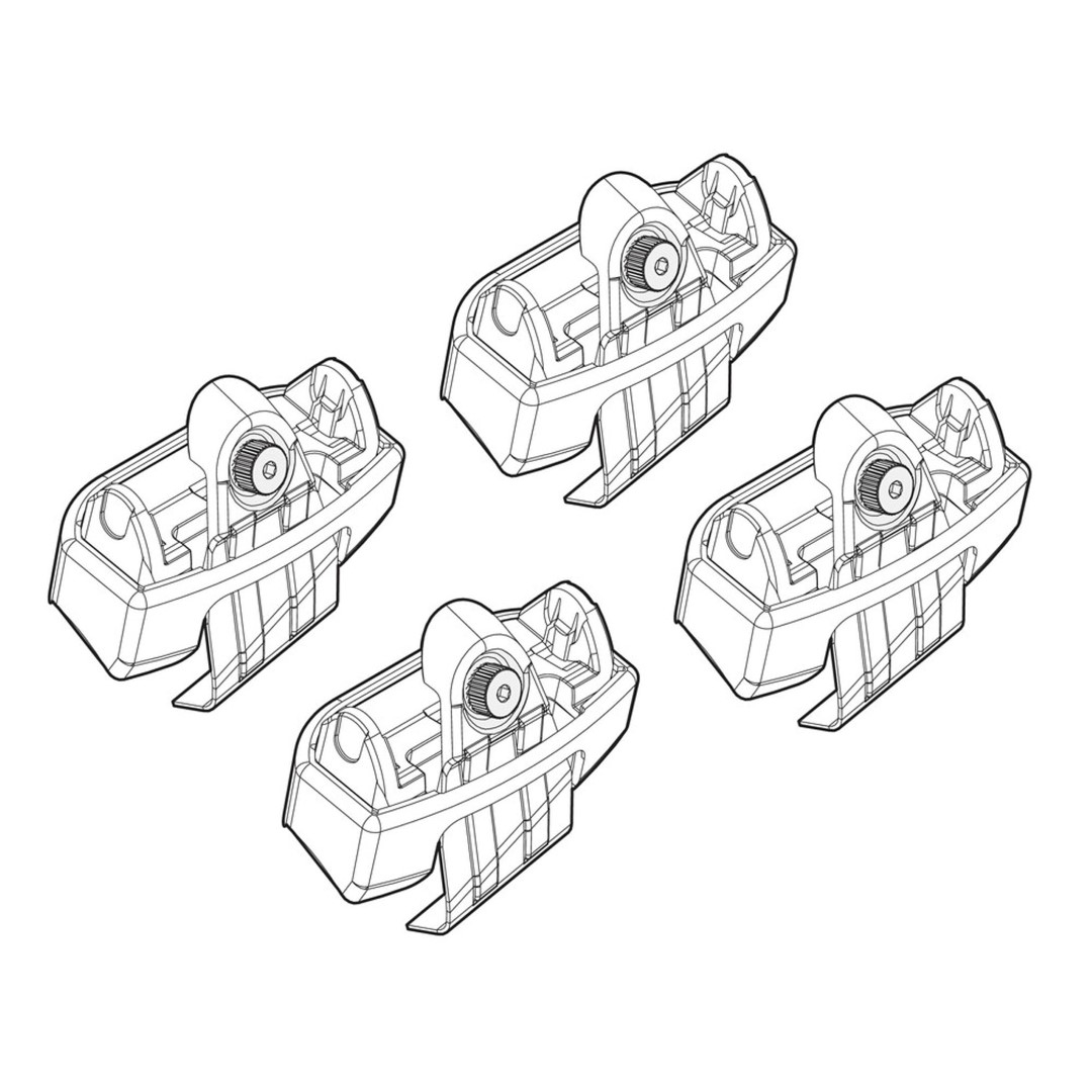 Ακρα Για Μπαρες NORDRIVE Για Kia Picanto 5D 5/11+ Kit
