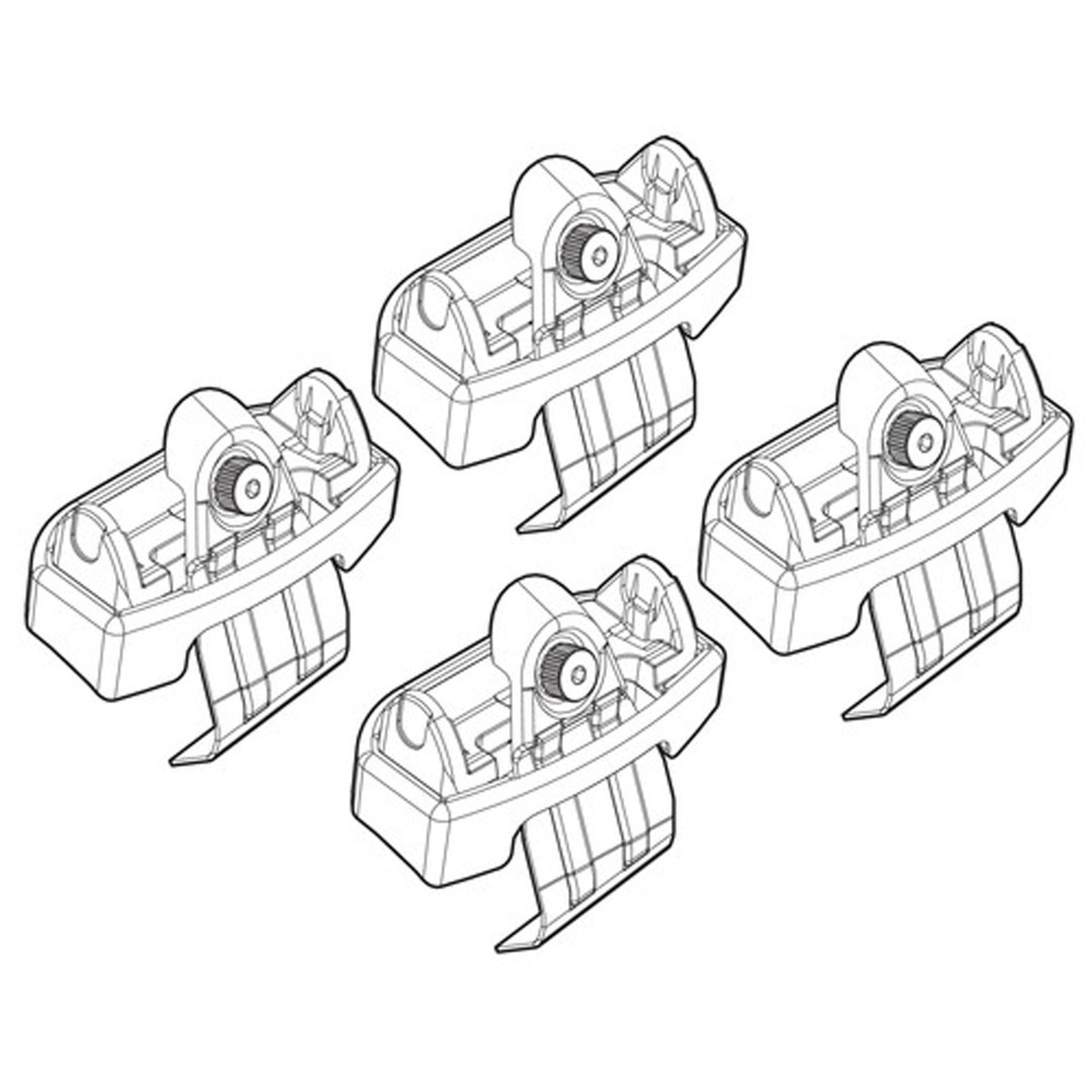 Ακρα Για Μπαρες NORDRIVE Για Audi A4 4D 11-15+ Kit