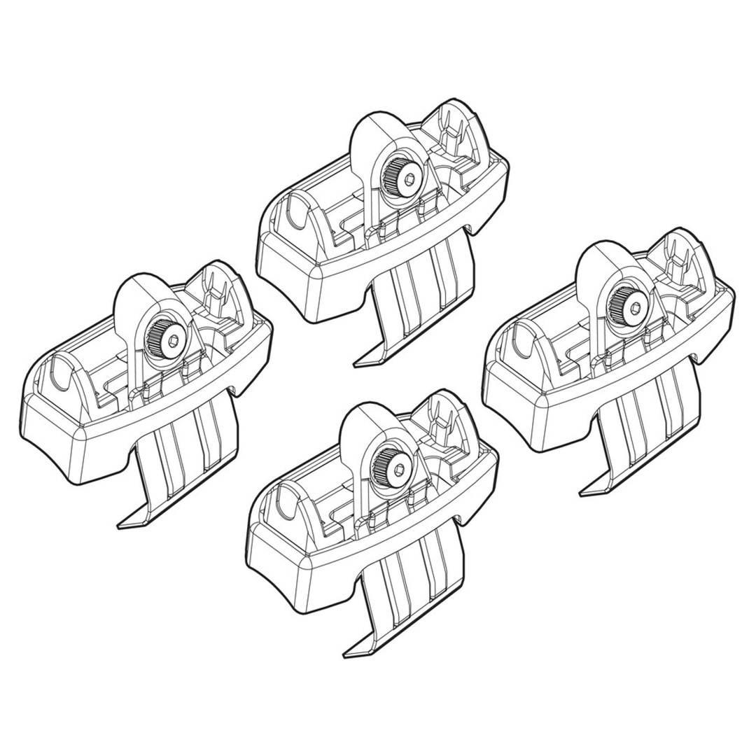 Ακρα Για Μπαρες NORDRIVE Για HONDA Hr-v 09/15+ Kit
