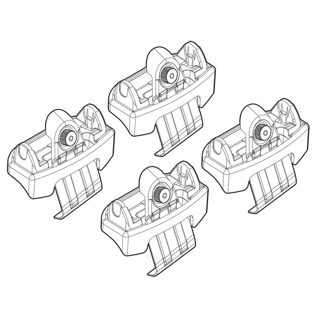 Ακρα Για Μπαρες NORDRIVE Για HONDA Cr-v 10/12+ Kit