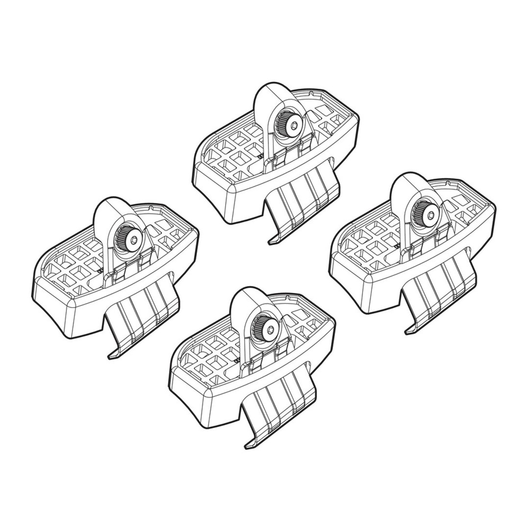 Ακρα Για Μπαρες NORDRIVE Για Nissan Micra K14 2017+ Kit