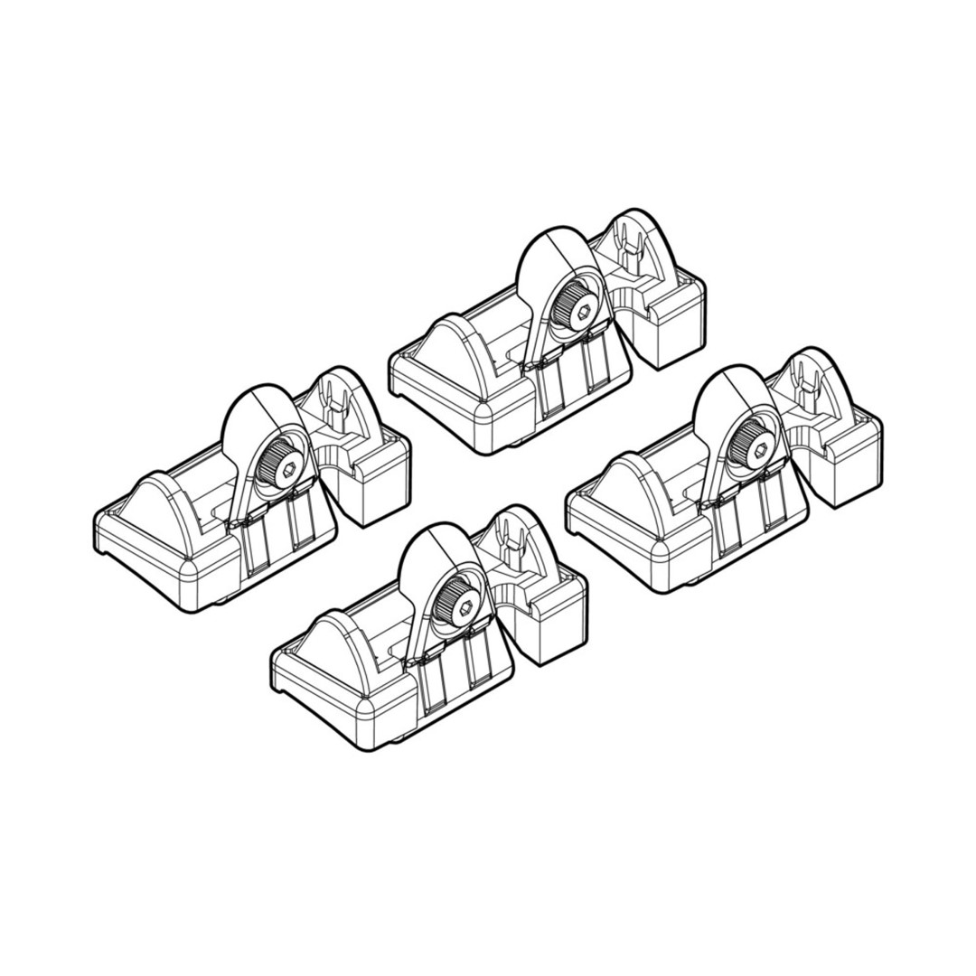 Ακρα Για Μπαρες NORDRIVE Για Mazda 2 05/03-09/07 Kit