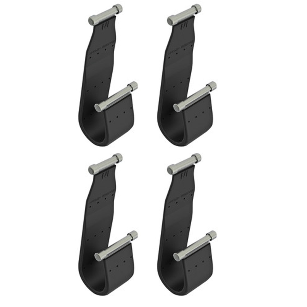 Fit-kit Ακρα (ποδια) Για Μπαρες Snap Alu F-1 17,5CM +ολα Τα Οχηματα Με Χοντρο Ρελι NORDRIVE - 4 Tem.