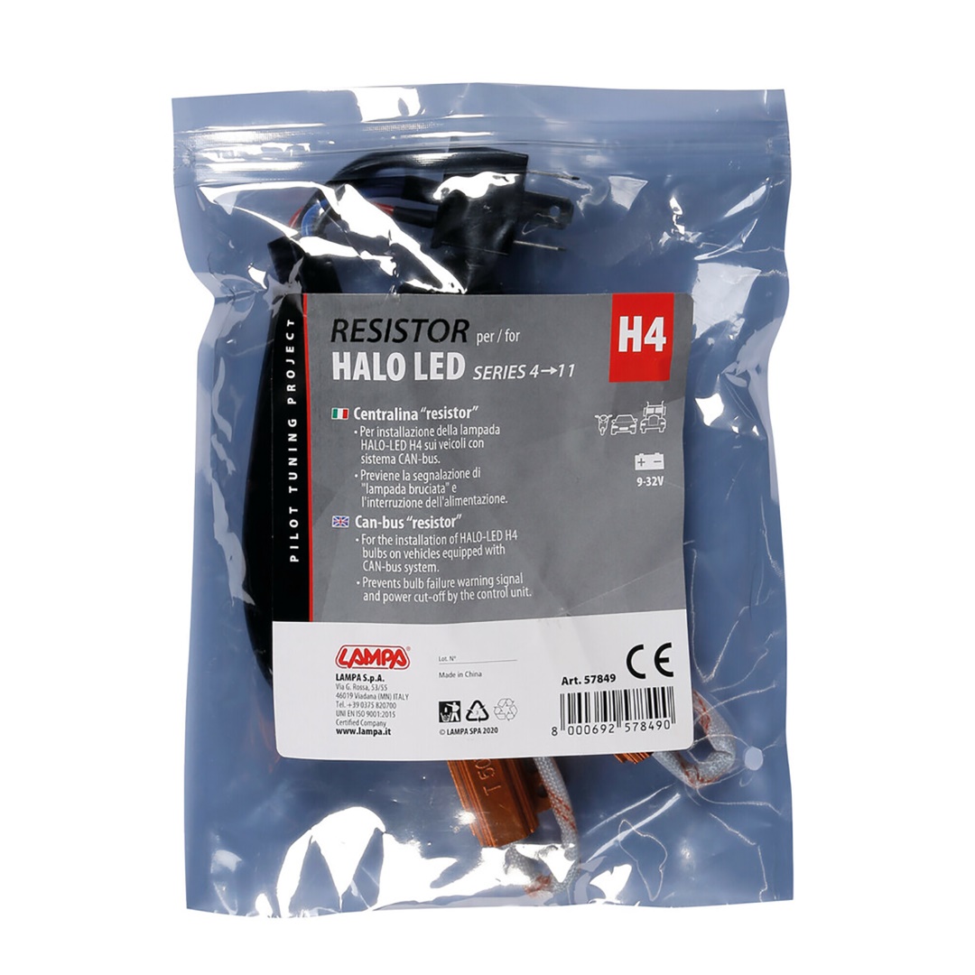 Αντισταση Για Halo LED Κιτ H4 9-32V Series 4-11 (αντισταση- Ψευτης- Canceller) 1τεμ. - Thumbnail 2