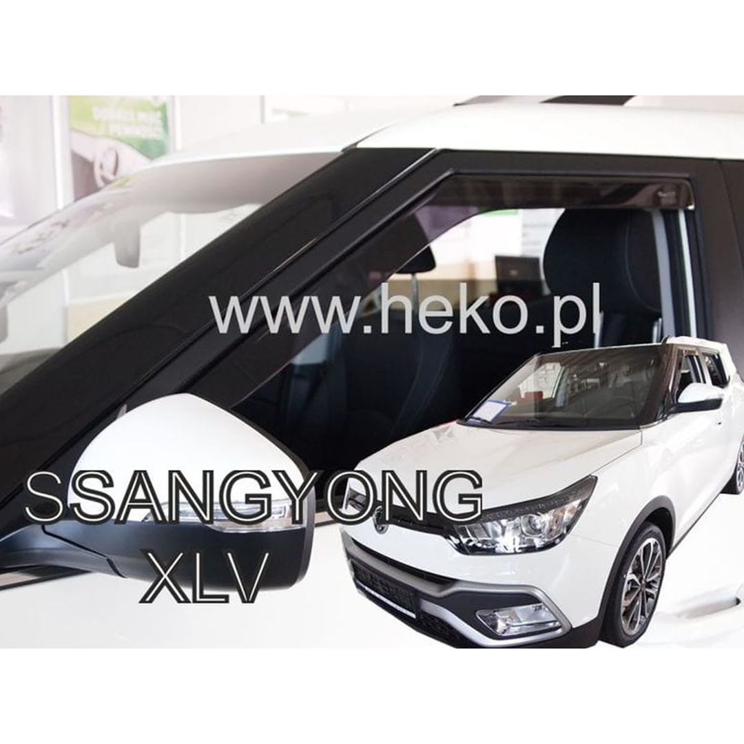 Ανεμοθραυστες Για Ssangyong Tivoli / Xlv 5D 2015+ Ζευγαρι Απο Ευκαμπτο Φιμε Πλαστικο HEKO - 2 Τεμ. - Thumbnail 2