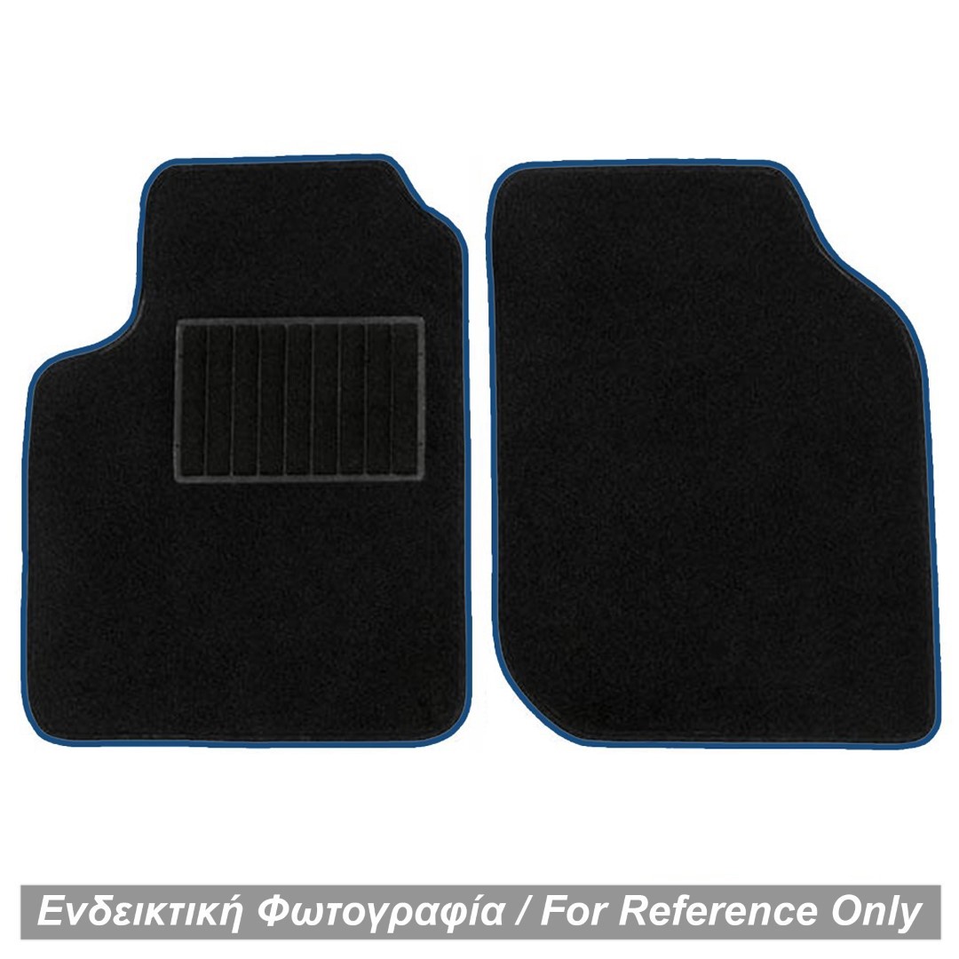 ΠΑΤΑΚΙΑ ΜΟΚΕΤΑ ΓΙΑ MERCEDES SMART ROADSTER 452 1998-2006 ΜΑΥΡΟ ΜΕ ΜΠΛΕ ΡΕΛΙ RACE AXION - 2 ΤΕΜ.