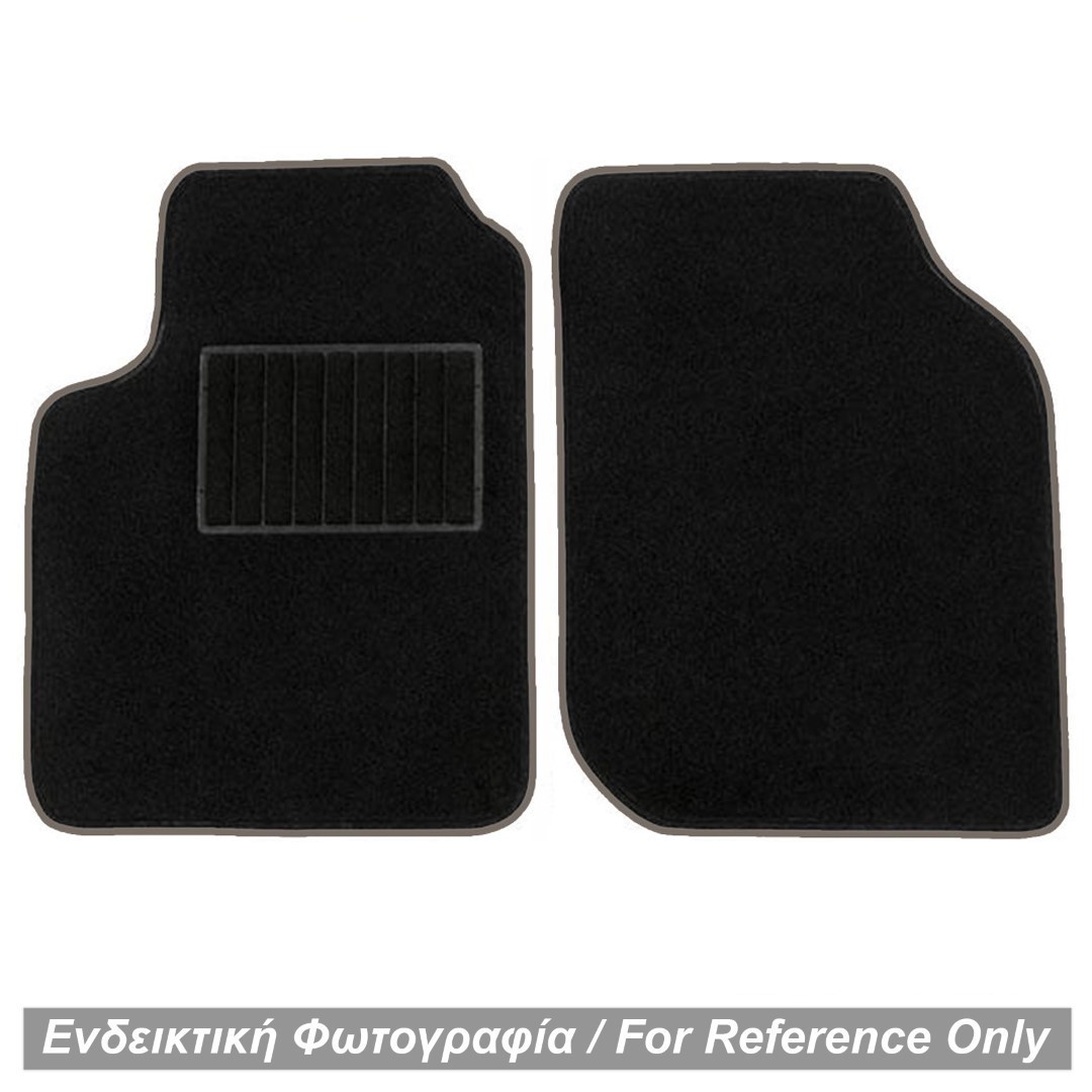 ΠΑΤΑΚΙΑ ΜΟΚΕΤΑ ΓΙΑ MERCEDES SMART 453 2014+ ΜΑΥΡΟ ΜΕ ΓΚΡΙ ΡΕΛΙ RACE AXION - 2 ΤΕΜ.
