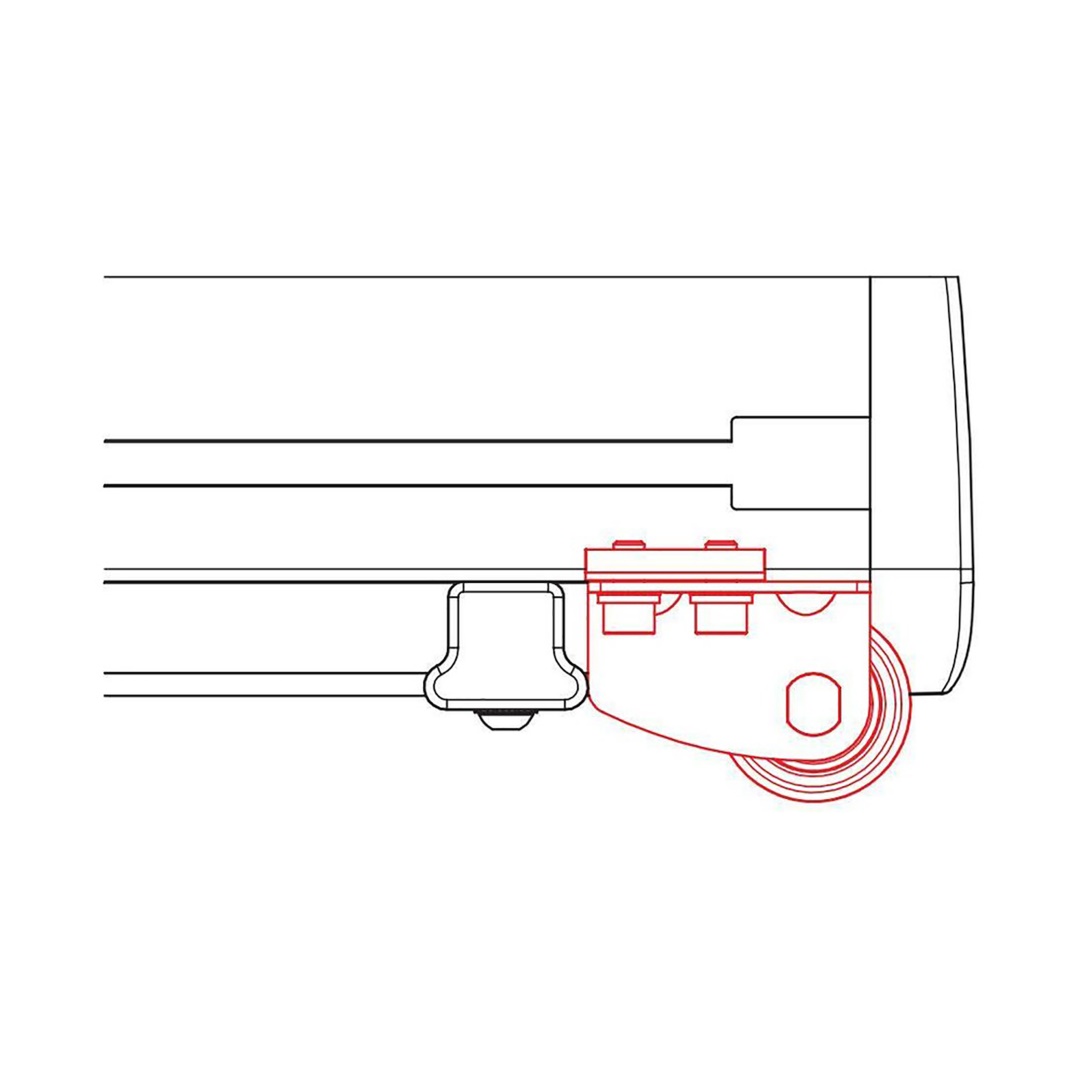Roller Φορτωσης Για Σχαρα Kargo Rack Krs Rear Roller (σιδηρο) R135 135CM NORDRIVE - 1 Τεμ. - Thumbnail 4