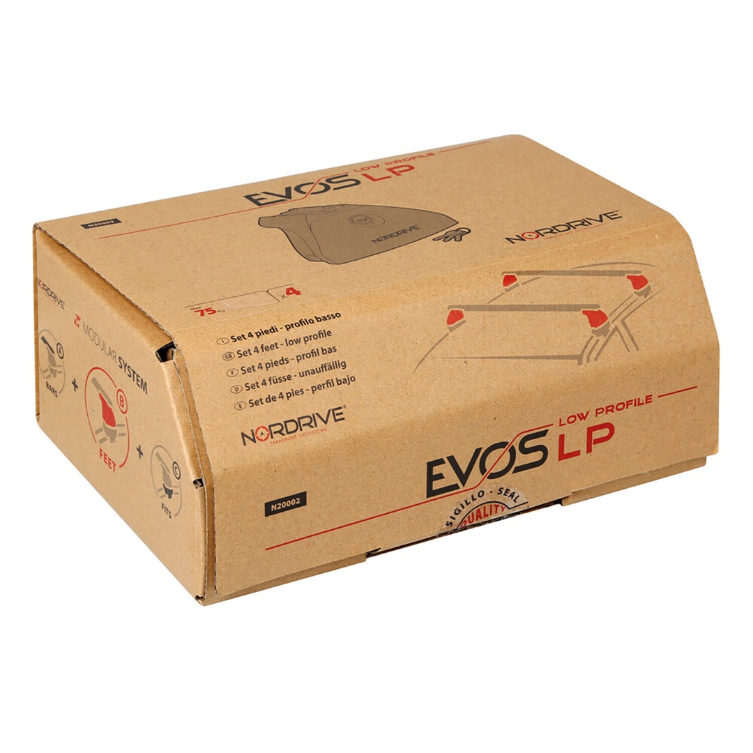Στανταρ Ποδι Με Καπακια Και Κλειδαρια  Evos Lp Low Profile (111X 70MM ) Χαμηλο Προφιλ NORDRIVE - 4 Τεμ. - Thumbnail 4