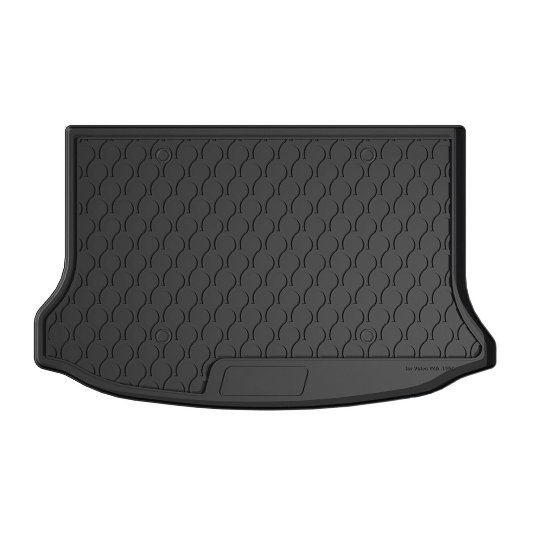 Πατακι Σκαφη Πορτ Μπαγκαζ Για Volvo V40 09/2012-06/2016 (κατω Επιπεδο) Sumisura Απο Αοσμο, Μη Τοξικο, Οικολογικο Και Ανακυκλωσιμο Συνθετικο Λαστιχο Σε Μαυρο Χρωμα Με Υποδοχη Για Προεκταση L2519.8 - L2519.9 LAMPA - 1 Τεμ.