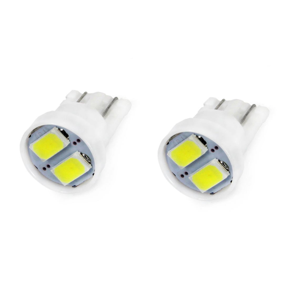 AMIO - Λαμπάκια T10 W5W LED 12V 2XSMD5730 Λευκό Φως Για Φώτα Θέσεως Πινακίδα Και Εσωτερικό Φωτισμό Αυτοκινήτου - 2 Τεμ. (01295/AM)