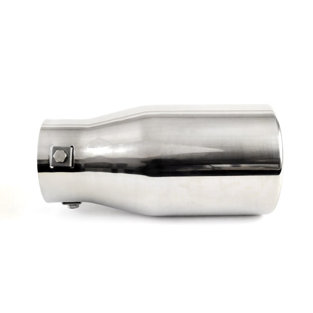 AMIO - Άκρο Εξάτμισης MT-018 Στρογγυλό Inox Για Απολήξεις 50-65MM Από Ανοξείδωτο Χάλυβα Για Βελτίωση Εμφάνισης Και Ήχου Αυτοκινήτου - 1 Τεμ. (01318/AM) - Thumbnail 3