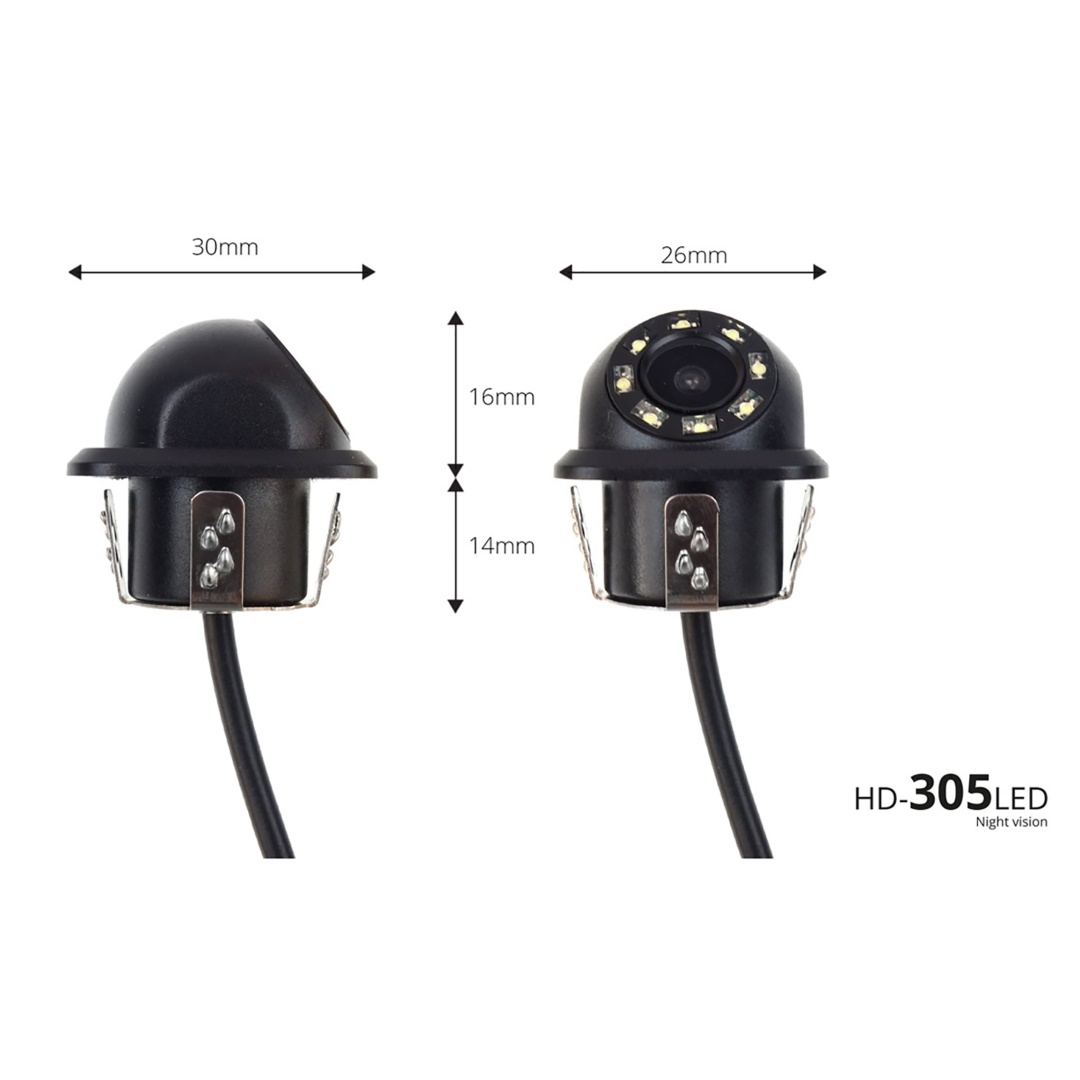 AMIO – Σύστημα Παρκαρίσματος 12V Με 4 Αισθητήρες 22MM, Κάμερα HD-305 LED Και Οθόνη Lcd 4.3" TFT01, Ελιχθείτε Με Απόλυτη Σιγουριά Και Έγχρωμη Οπτική Καθοδήγηση Υψηλής Ευκρίνειας – 1 Τεμ. (02260/AM) - Thumbnail 6