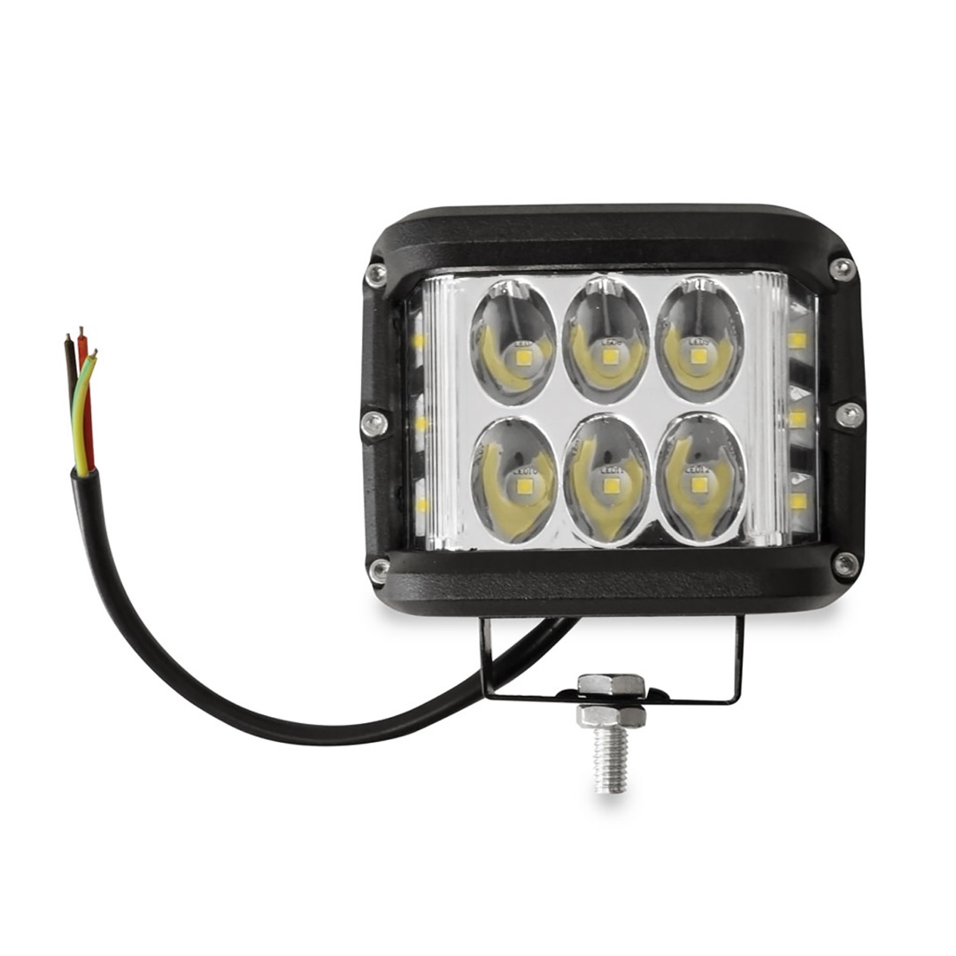 AMIO - Προβολεας Εργασιας Working Lamp 12LED 3030 9-36V 2880LM 6000K 110X75MM AWL08 – 1 Τεμ. (02422/AM) - Thumbnail 4