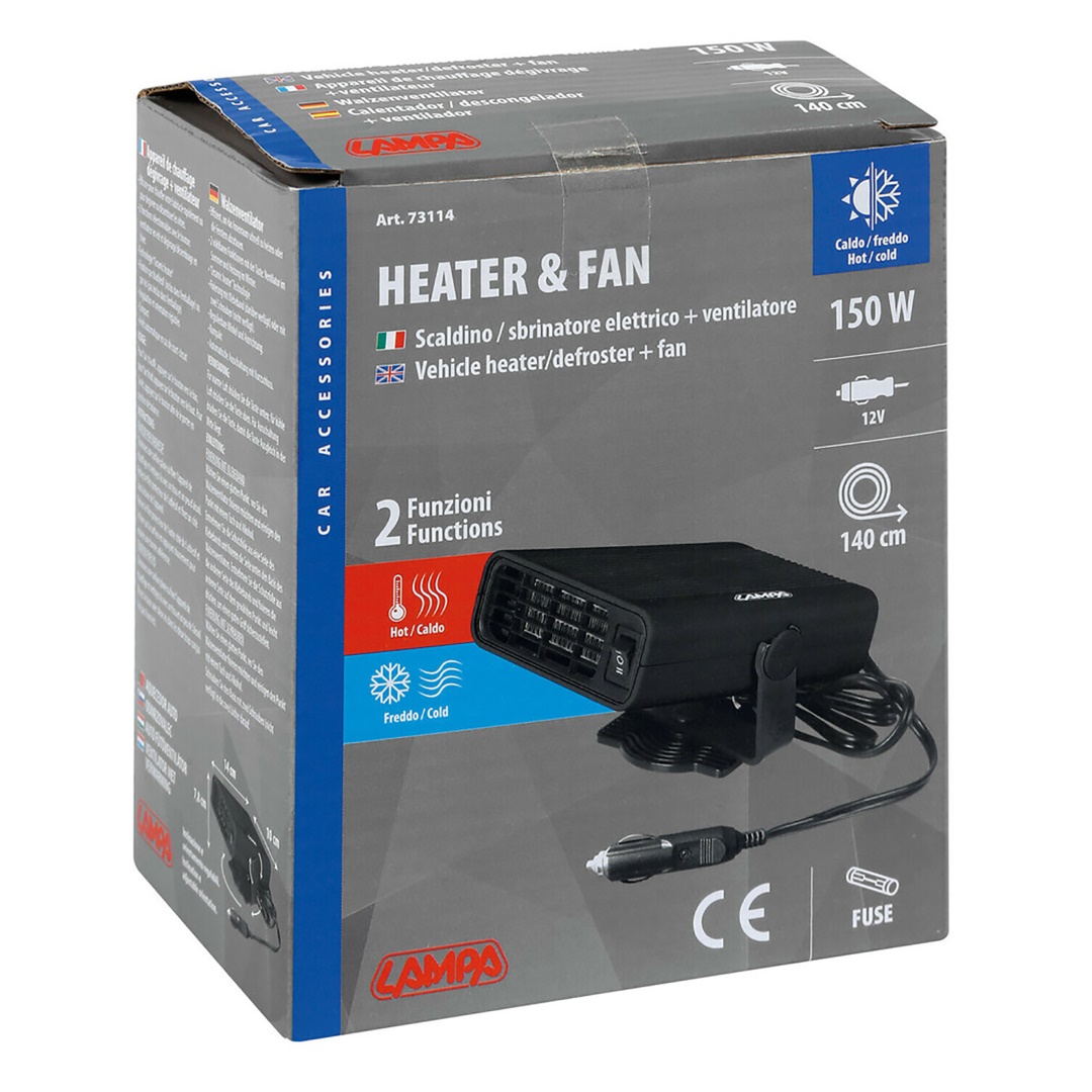 Αεροθερμο /ανεμιστηρας 12V/150W Για Ψυχρο/θερμο Αερα Κεραμικης Θερμανσης  Με Καλωδιο 140CM 140X100X78 - Thumbnail 4