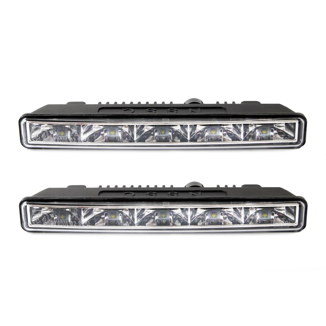 Amio – Φώτα Ημέρας DRL LED 12/24V 10.64W 10LED 1000lm για Αυτοκίνητο & Φορτηγό 187x24x56mm – Σετ 2 Τεμ. (01520/AM)