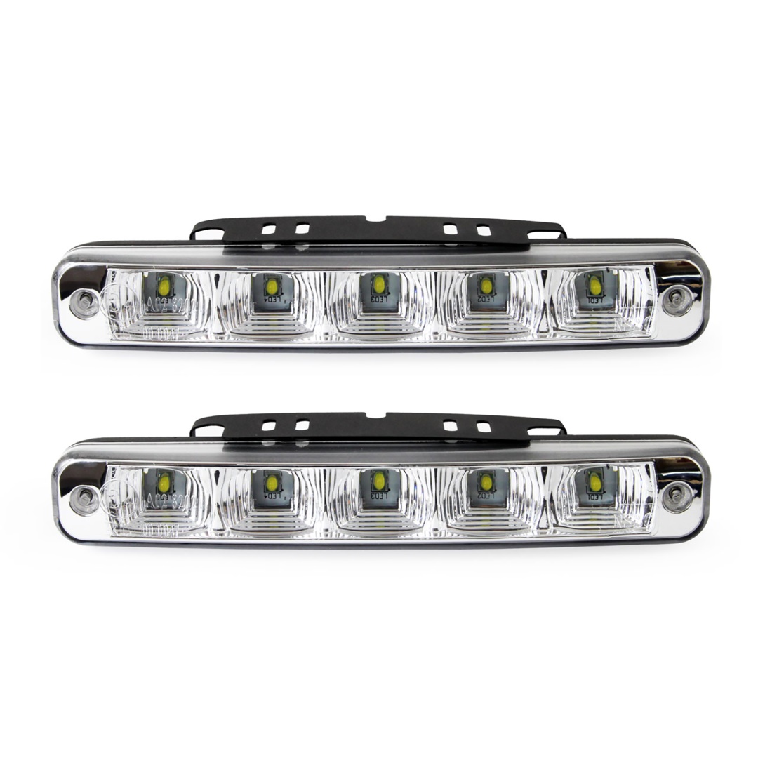 AMIO – Φώτα Ημέρας Drl LED 12/24V 1000LM Για Μέγιστη Ορατότητα & Ασφάλεια Σε Αυτοκίνητο & Φορτηγό – Σετ 2 Τεμ. (01523/AM) - Thumbnail 2