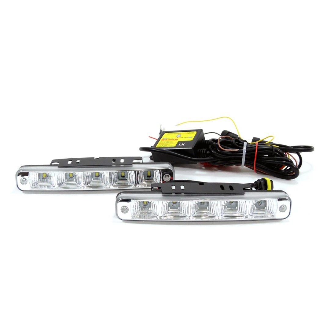 AMIO – Φώτα Ημέρας Drl LED 12/24V 1000LM Για Μέγιστη Ορατότητα & Ασφάλεια Σε Αυτοκίνητο & Φορτηγό – Σετ 2 Τεμ. (01523/AM) - Thumbnail 6