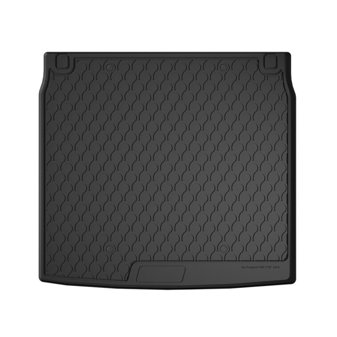 Πατακι Σκαφη Πορτ Μπαγκαζ Για Peugeot 508 Sw 03/2011-05/2018 Sumisura Trunk Mat Απο Αοσμο, Μη Τοξικο, Οικολογικο Και Ανακυκλωσιμο Συνθετικο Λαστιχο Σε Μαυρο Χρωμα Με Υποδοχη Για Προεκταση L2519.8 - L2519.9 LAMPA - 1 Τεμ.