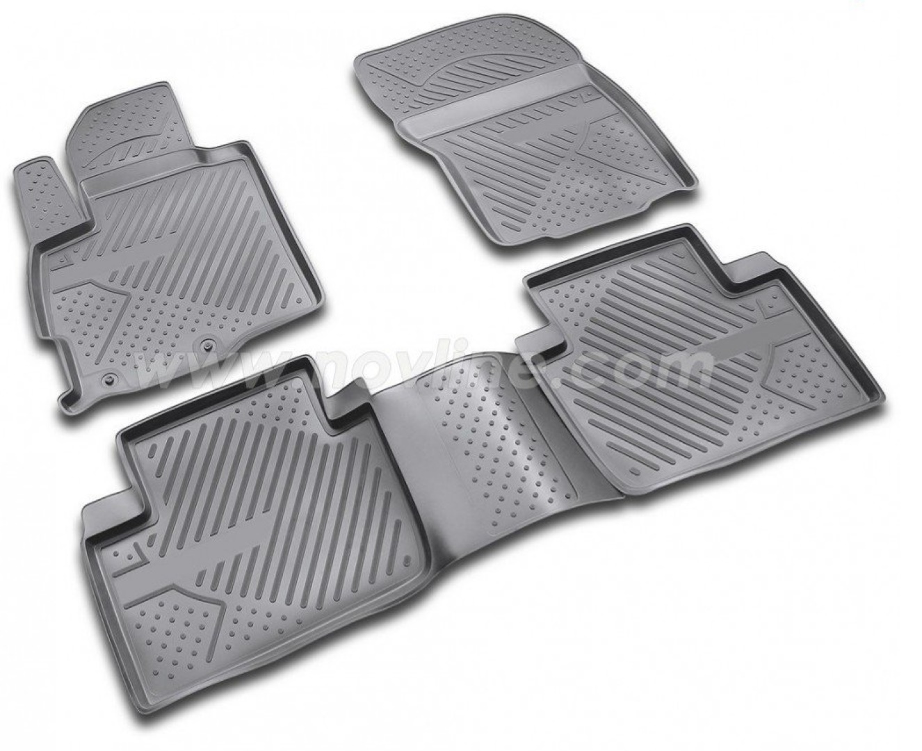 ΠΑΤΑΚΙΑ ΣΕ ΣΚΑΦΗ TPE ΛΑΣΤΙΧΟ ΓΙΑ CITROEN C2 3D 2003-2010  ΣΕ ΜΑΥΡΟ ΧΡΩΜΑ NOVLINE - 4 ΤΕΜ.