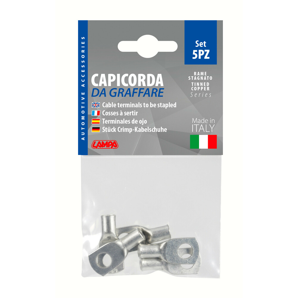 Ακροδεκτες Καλωδιων Μπαταριας 16 Mm²  Με Τρυπα 8MM 5τεμ - Thumbnail 3