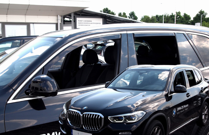 Ανεμοθραυστες Για Bmw X5 G05 5D 2018+ -σετ Αυτοκινητου Απο Ευκαμπτο Φιμε Πλαστικο HEKO - 4 Τεμ.