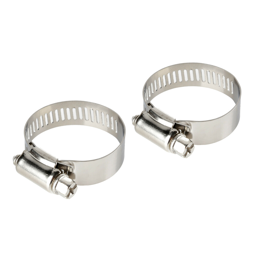 Κολιεδες Σφιγκτηρες Υψους 12MM & Διαμετρου 21>38MM Απο Ανοξειδωτο Ατσαλι 2 Τεμ.