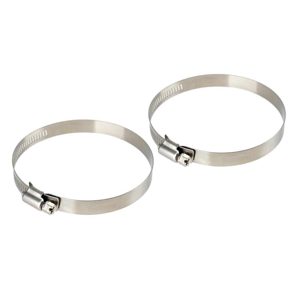 Κολιεδες Σφιγκτηρες Υψους 12MM & Διαμετρου 78>101MM Απο Ανοξειδωτο Ατσαλι 2 Τεμ.