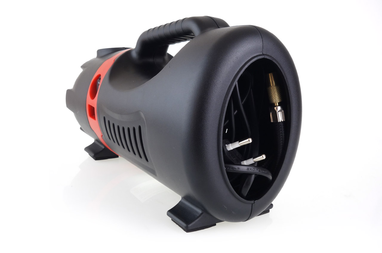 AMIO - Κομπρεσερ Αερα Ελαστικων 230/12V 150PSI 10BAR Με Φις Αναπτηρα & LED Φακο & Καλωδιο - 1 Τεμ. (02383/AM) - Thumbnail 4