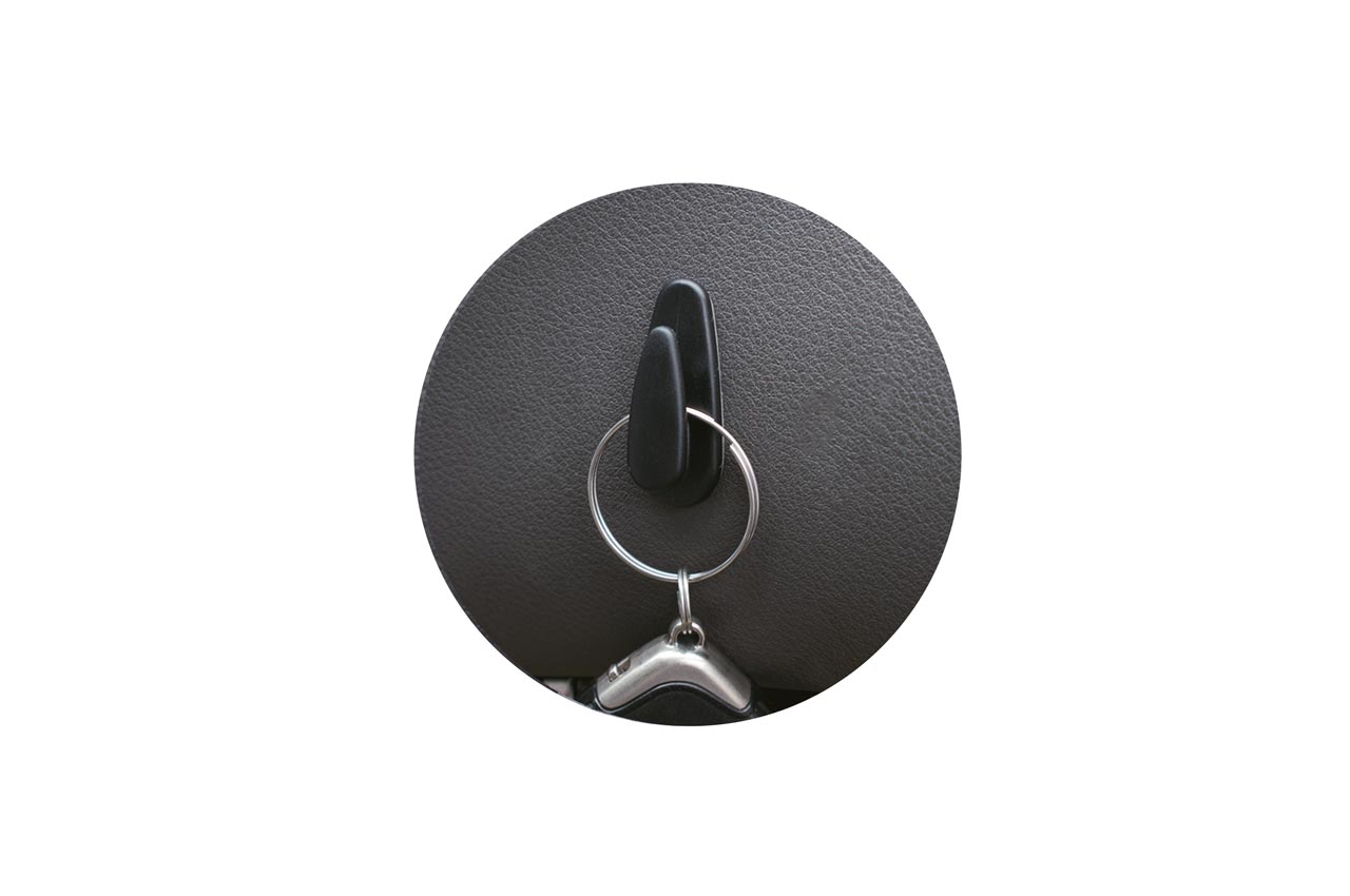AMIO - Πλαστικες Κρεμαστρες Αυτοκολλητες 18X13X43MM 4τεμ (02490/AM) - Thumbnail 4