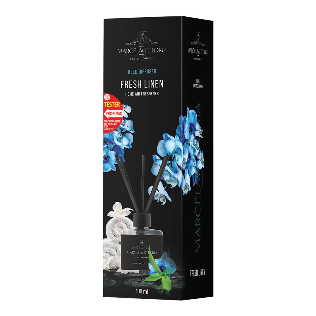 Αρωματικο Χωρου 100ML Με Sticks - Fresh Linen - Thumbnail 2