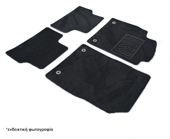CIK -  Πατακια Μοκετα Για Nissan Qashqai J12 2020+ Σε Μαυρο Χρωμα Με Κουμπωματα - 4 Τεμ. (VM.NI.840633/CK) - Thumbnail 3