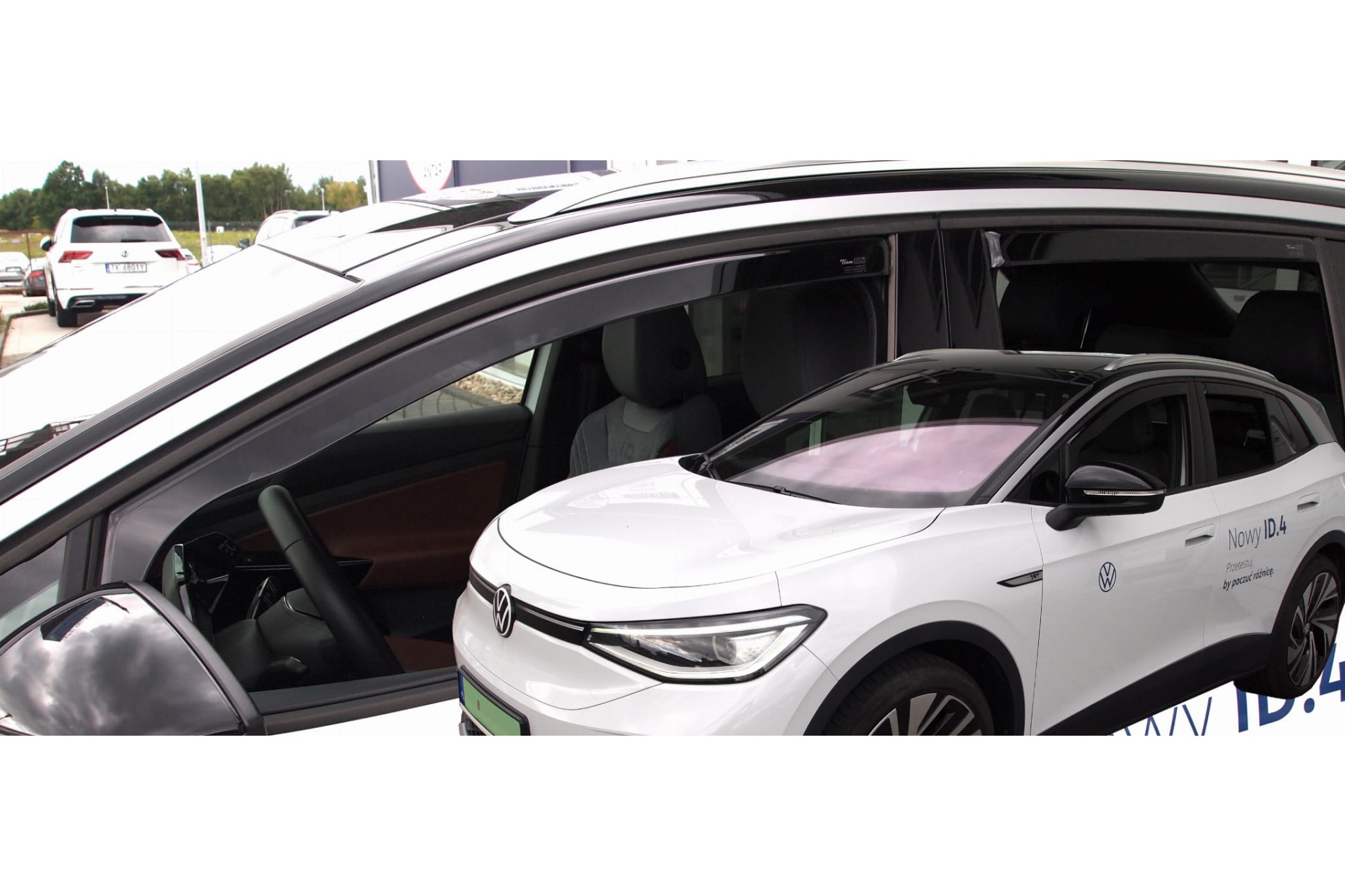 Ανεμοθραυστες Για Vw ID.4 5D 2020+ Σετ Αυτοκινητου Απο Ευκαμπτο Φιμε Πλαστικο HEKO - 4 Τεμ.