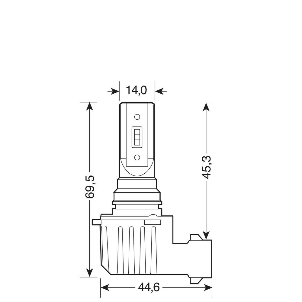 HB3/HB4 12/24V 6.500K 2.000LM 15W 6LED Seoul CSP-Y19CHIPS Halo LED Serie 11 Plug & Brite 2τεμ. - Thumbnail 3