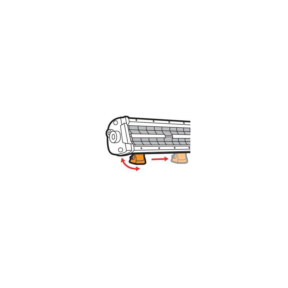 Προβολεας Pluton 10>30V 72LED 120W 10.800LM 2 Χρησεων (καρφι LED & Θεσεως Πορτοκαλι) 559X89CM 1τεμ. - Thumbnail 9