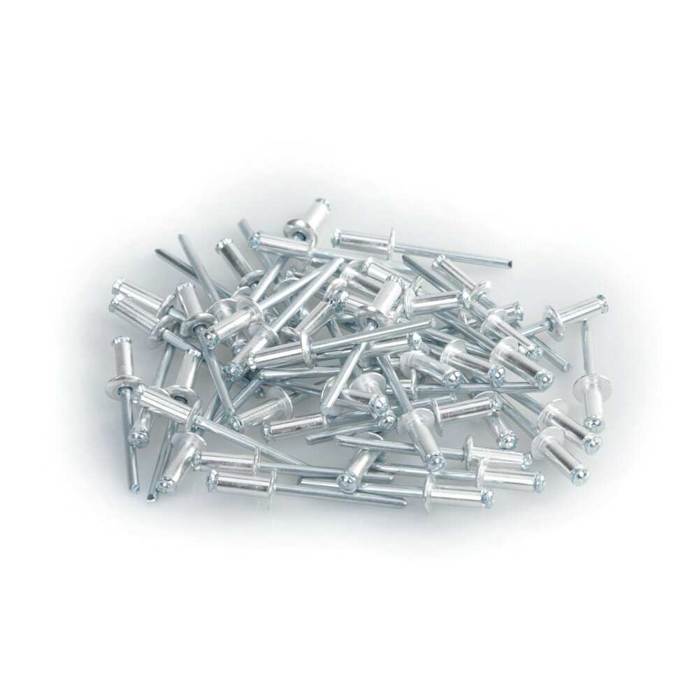 Πριτσινια Αλουμινιου 4,8X12MM (βαθος Τρυπας 2-6MM/ Εσωτερικη Διαμετρο 5,3MM) Ασημι 50τεμ