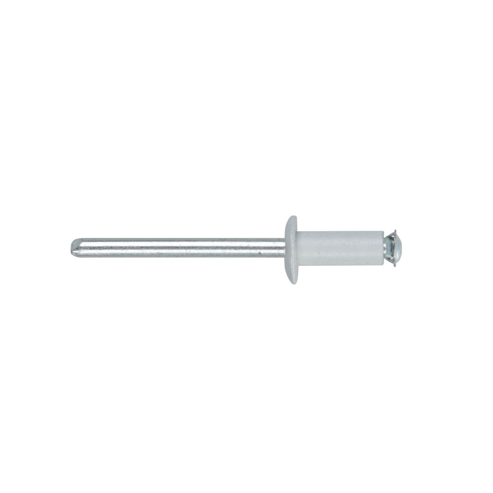 Πριτσινια Αλουμινιου 4,8X12MM (βαθος Τρυπας 2-6MM/ Εσωτερικη Διαμετρο 5,3MM) Λευκα 50τεμ - Thumbnail 3