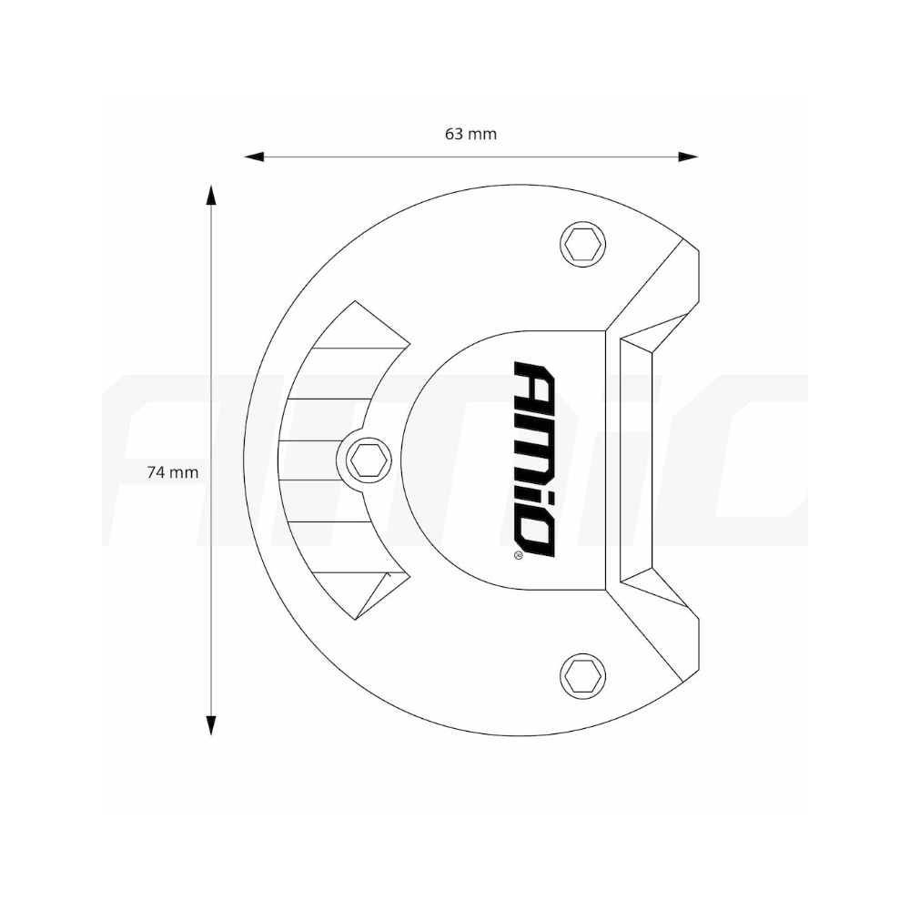 AMIO - Προβολεας Εργασιας Working Lamp 40LED 120W 9-36V 3200LM 6000K 170X74X63MM AWL19 - 1 Τεμ. (02433/AM) - Thumbnail 10