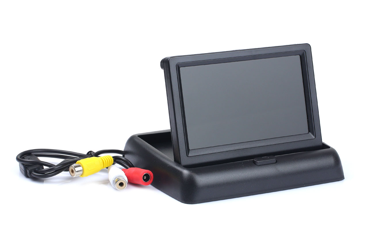 AMIO - Οθονη Tft Lcd Αναδιπλουμενη Αυτοκινητου 4,3" - 12V - 1 Τεμ. (02484/AM) - Thumbnail 2