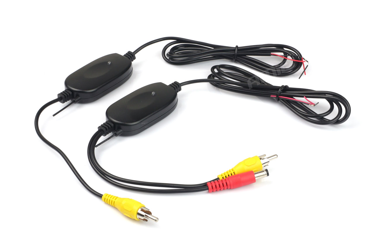 AMIO - Καλωδιο Συνδεσης Rca Με Πομπο & Δεκτη 12V 2.4GHZ (για Ασυρματη Συνδεση Καμερας & Οθονης) - 1 Τεμ. (02486/AM) - Thumbnail 2