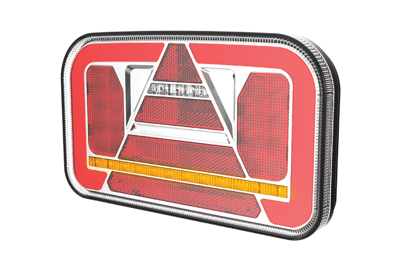 Amio - ΦΑΝΑΡΙ ΠΙΣΙΝΟ ΔΕΞΙ RCL-03-R 10-30V LED 240x140x37mm ΜΕ ΚΑΛΩΔΙΟ 1ΤΕΜ (02367/AM)