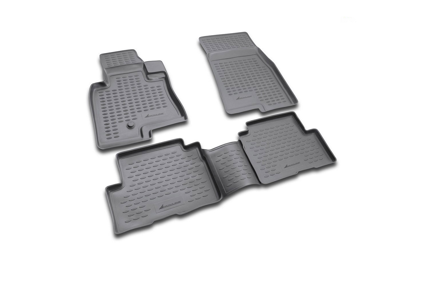Πατακια Σε Σκαφη Tpe Λαστιχο Για Mitsubishi Pajero Iii 5D 1999-2006 Σε Μαυρο Χρωμα NOVLINE - 4 Τεμ.