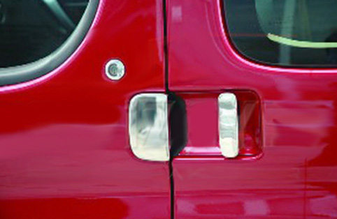 Χερουλια Πορτας Για Citroen Berlingo I 5D 1996-2008 Χρωμιο Μεταλλικα 5τεμ.