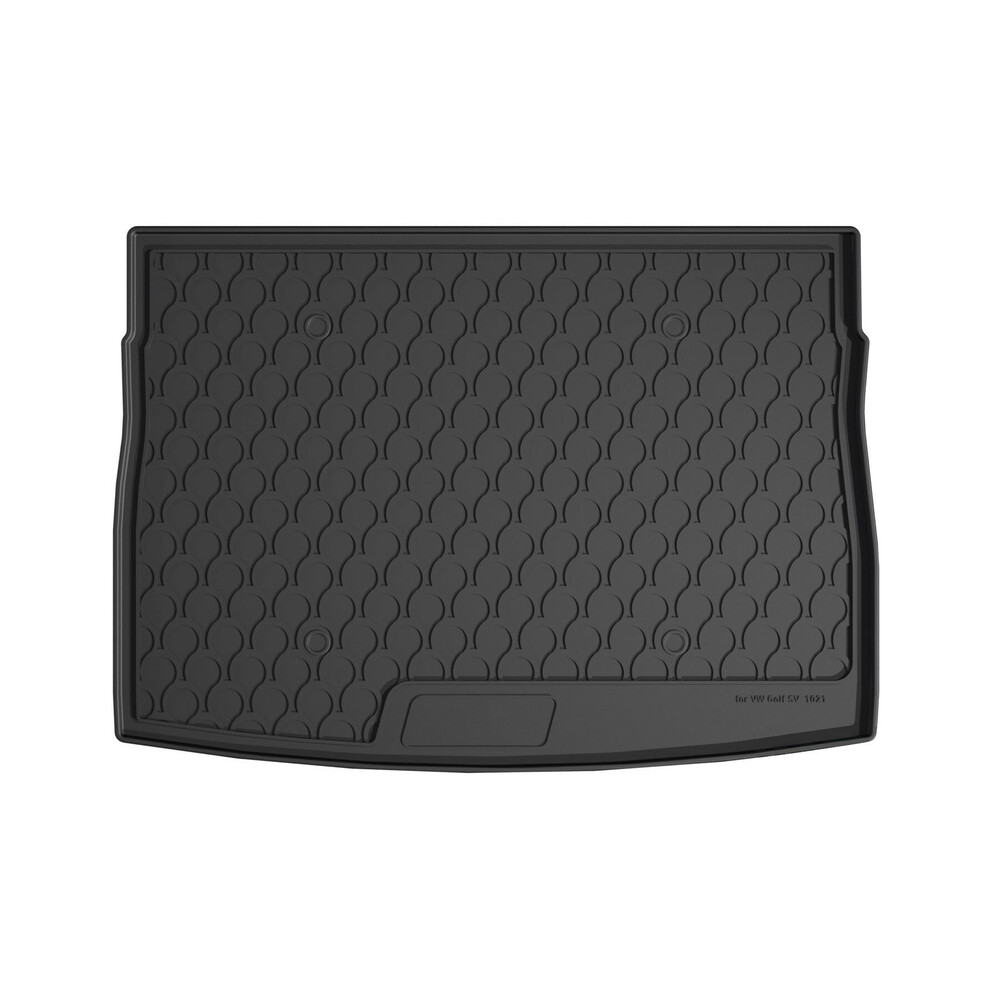 Πατακι Σκαφη Πορτ Μπαγκαζ Για Vw Golf 7 Sportsvan 05/2014-08/2018 Sumisura Trunk Mat Απο Αοσμο, Μη Τοξικο, Οικολογικο Και Ανακυκλωσιμο Συνθετικο Λαστιχο Σε Μαυρο Χρωμα Με Υποδοχη Για Προεκταση L2519.8 - L2519.9 LAMPA - 1 Τεμ.