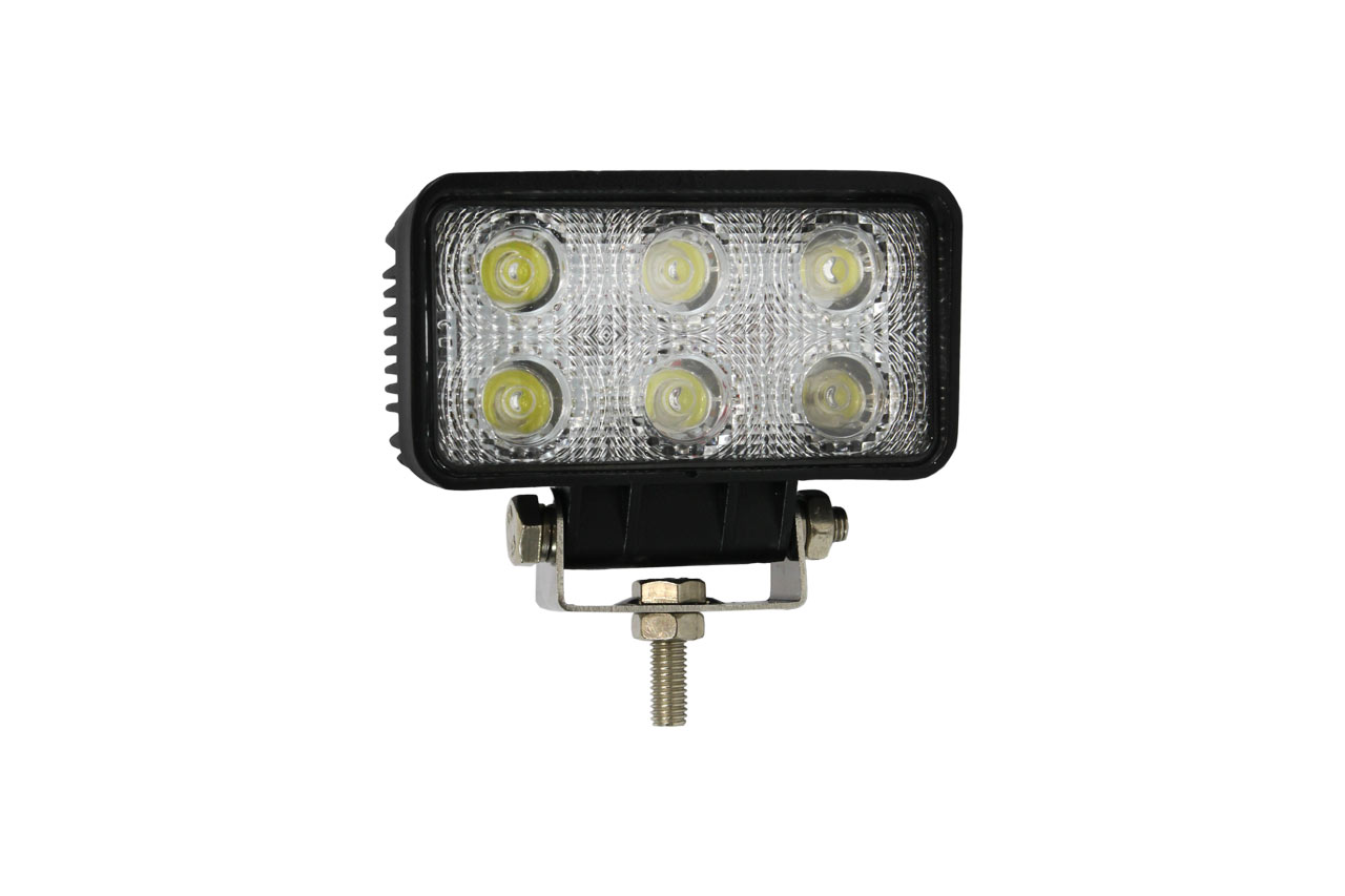 Amio – Προβολέας Εργασίας LED AWL02 9-60V 18W 6000K 6 LED Spot για Ισχυρό Φωτισμό σε Καθημερινή Χρήση – 1 Τεμ. (01613/AM)