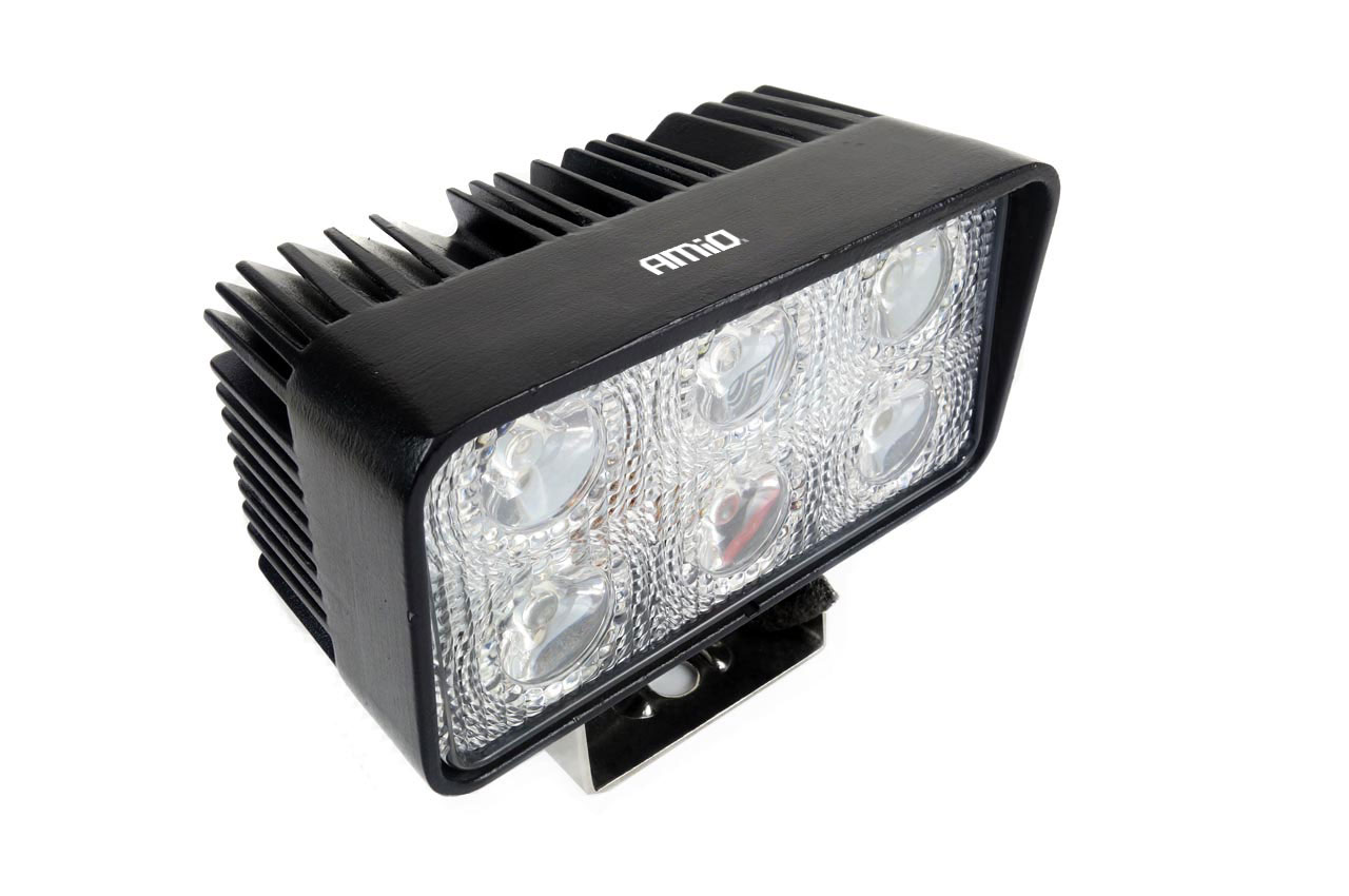 AMIO – Προβολέας Εργασίας LED AWL02 9-60V 18W 6000K 6 LED Spot Για Ισχυρό Φωτισμό Σε Καθημερινή Χρήση – 1 Τεμ. (01613/AM) - Thumbnail 2