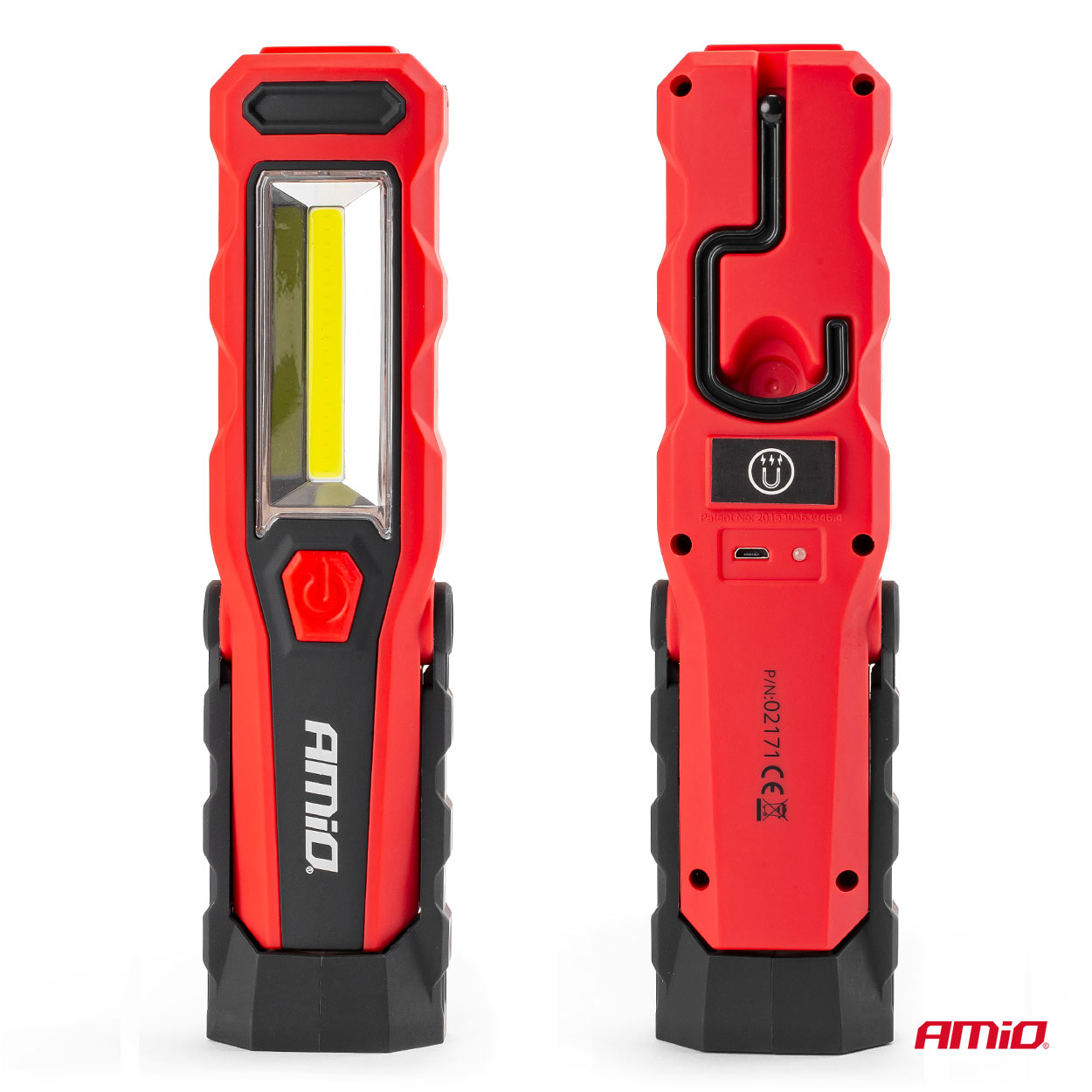 AMIO – Φακός Εργασίας WT02 Cob LED 150/300LM 3W Με Περιστροφή 180°, Φωτίστε Με Απόλυτη Ακρίβεια Κάθε Τυφλό Σημείο Του Κινητήρα Χάρη Στη Διπλή Μαγνητική Στήριξη – 1 Τεμ. (02171/AM) - Thumbnail 2