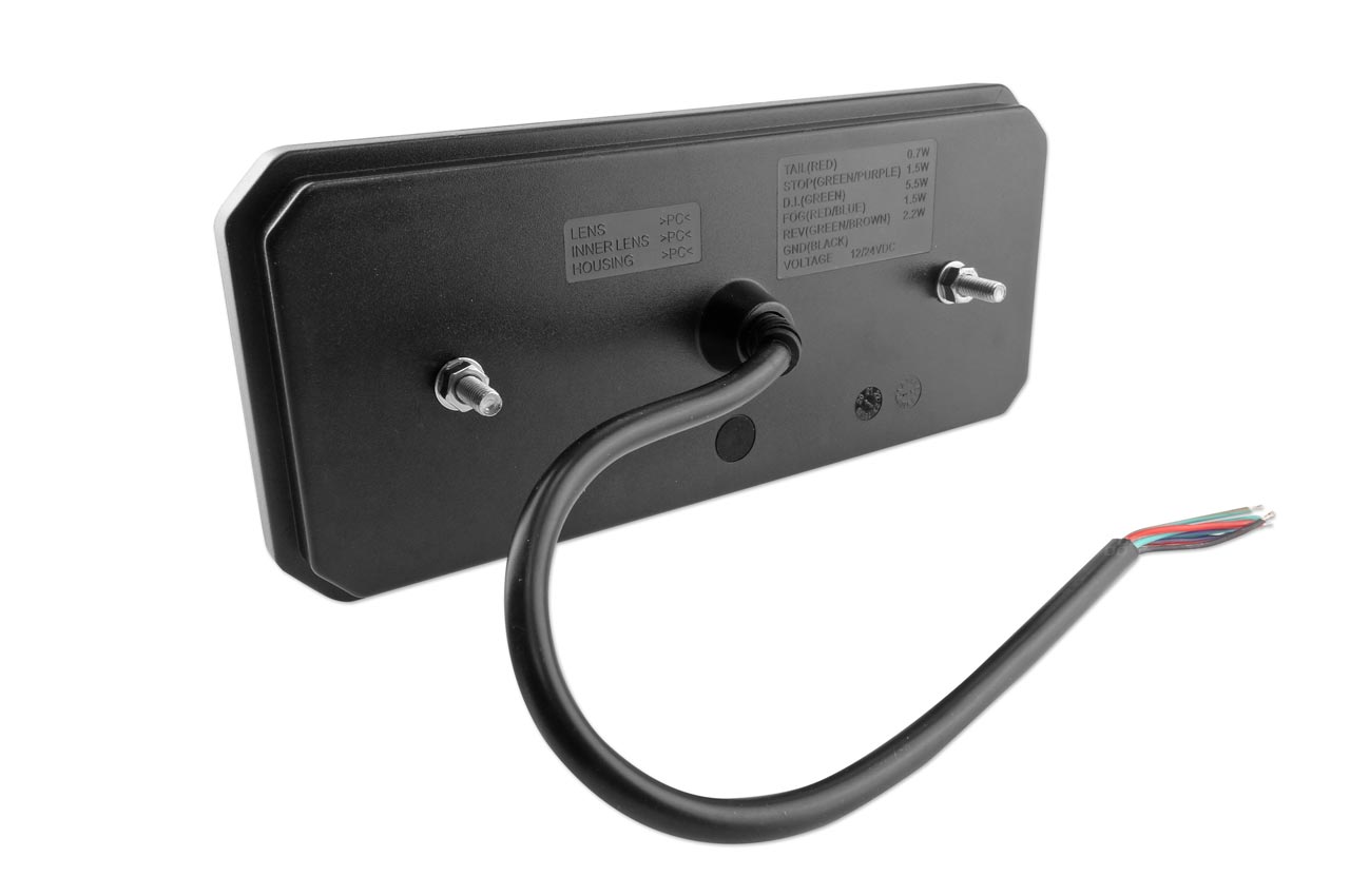 AMIO - Φαναρι Αριστερο RCL-01-L 10-30V LED 236X104X40MM Με Καλωδιο 1τεμ (02472/AM) - Thumbnail 2